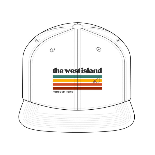 The West Island Forever Home  | Montreal  | Vintage Retro Unisex Snapback Hat